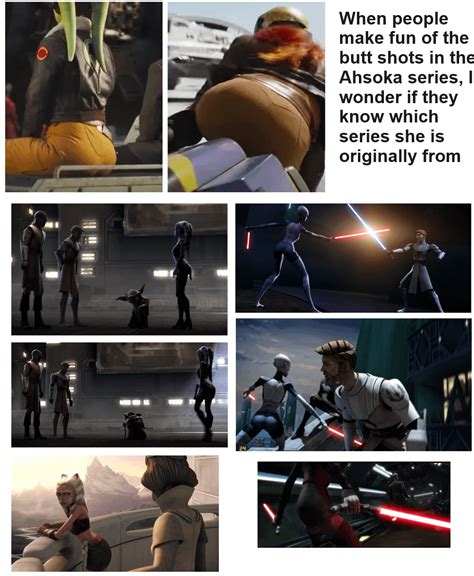 ahsoka butt scene|Ahsoka Tano butt